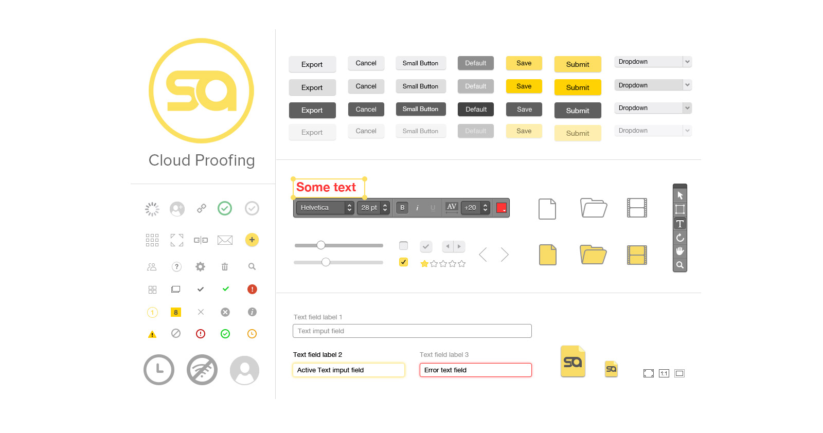 Cloud Proofing UI